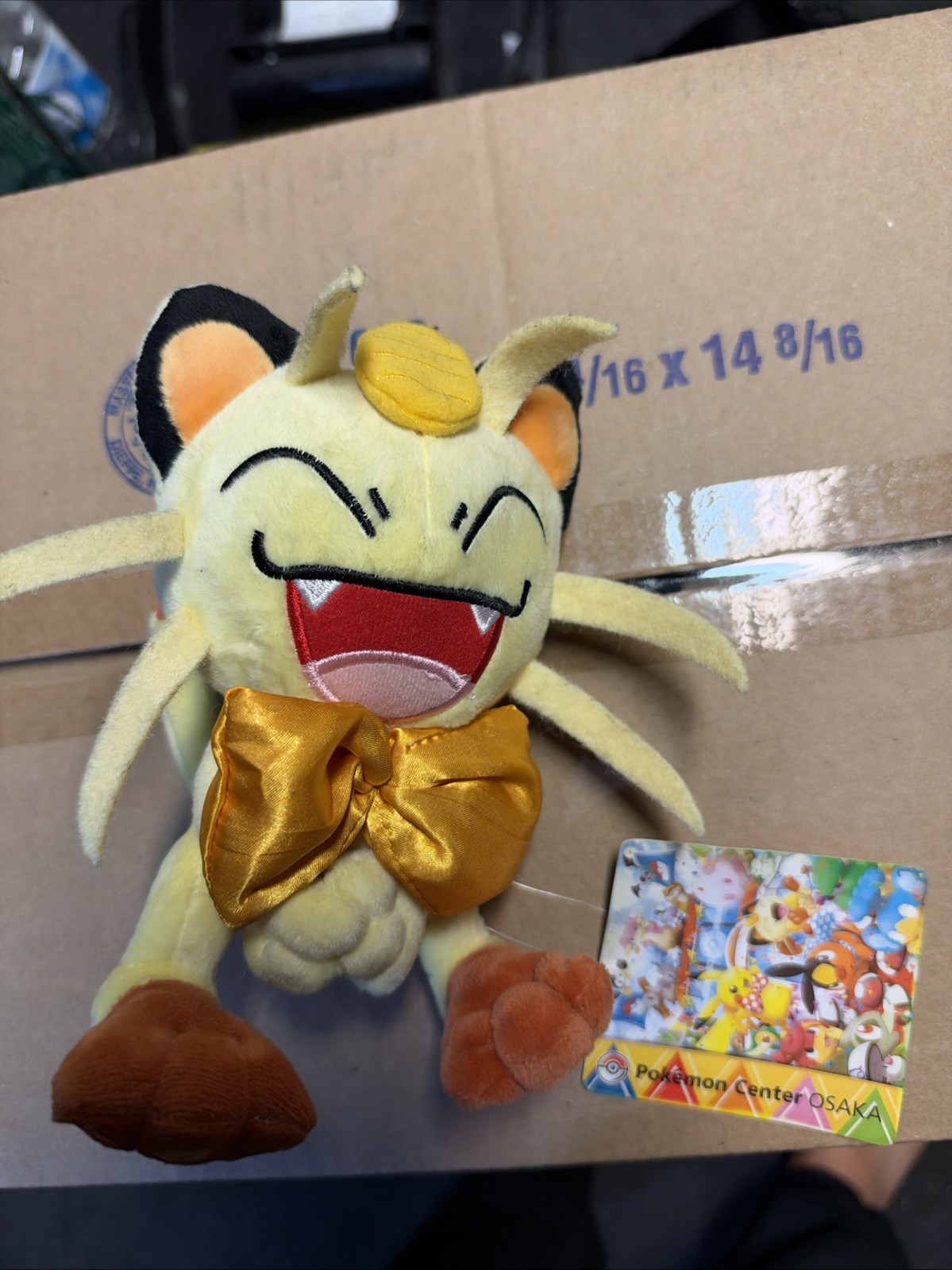 Meowth Pokemon Center Osaka R Plush Toy Meowth Pokemon Center Osaka R Plush Toy