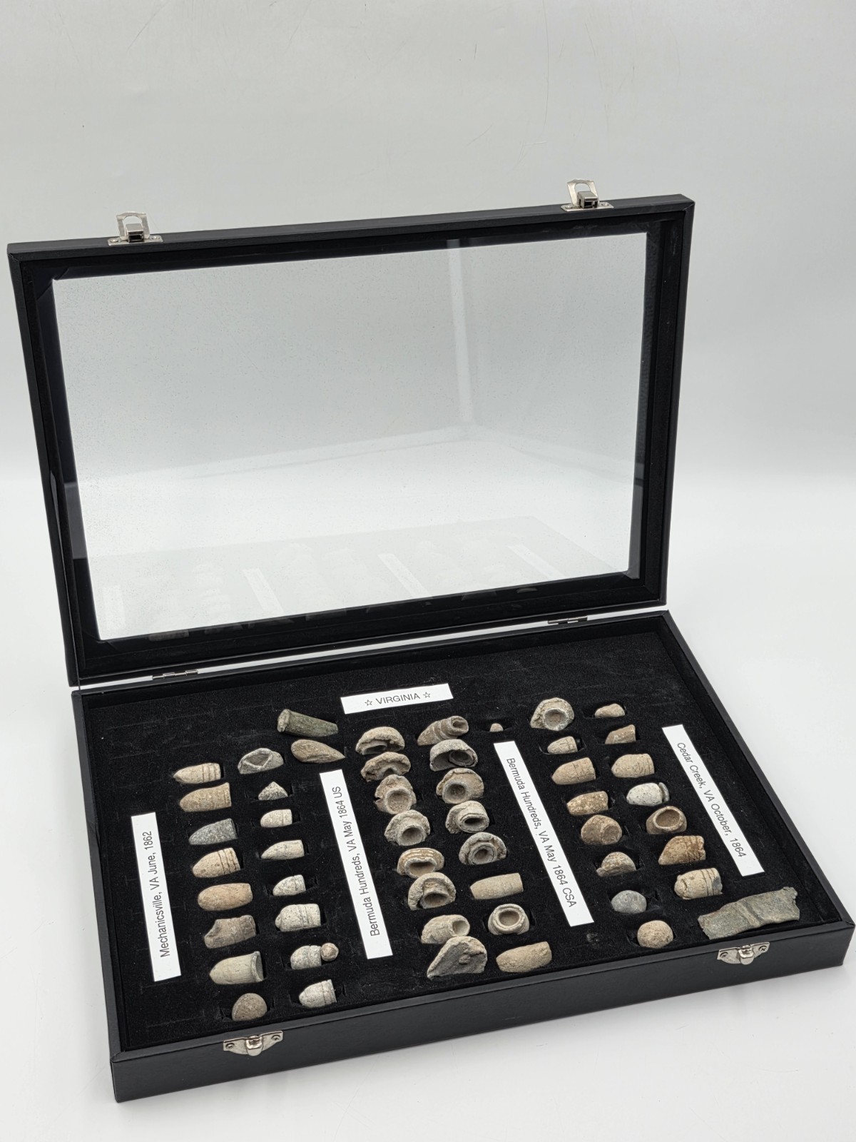 Rare Civil War Dug Bullet Relic Collection Virginia Battlefields US CSA 1862-64 Rare Civil War Dug Bullet Relic Collection Virginia Battlefields US CSA 1862-64