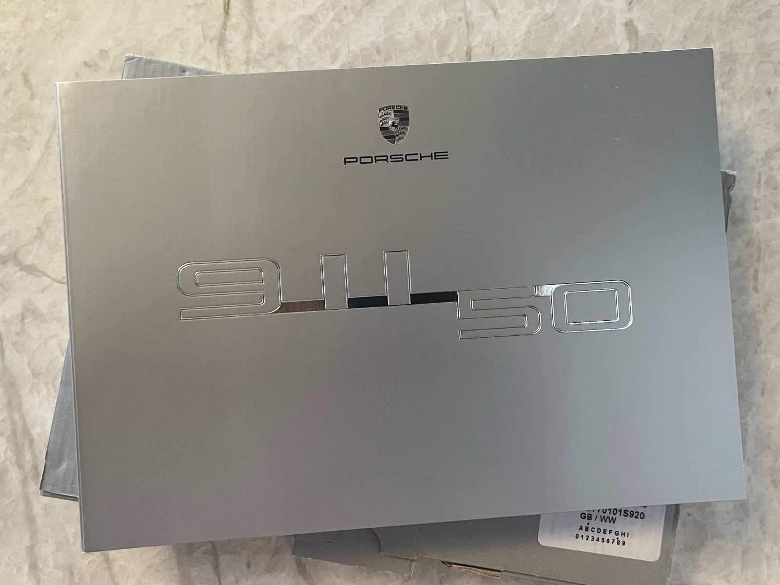PORSCHE 991 911 50th ANNIVERSARY PRESTIGE SALES BROCHURE UK EDITION 2013-2014