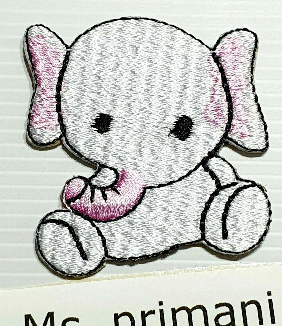 BABY GIRL BABY BOY EMBROIDERED PATCH ANIMAL PUSHCHAIR IRON SEW ON BIRTHDAY BADGE