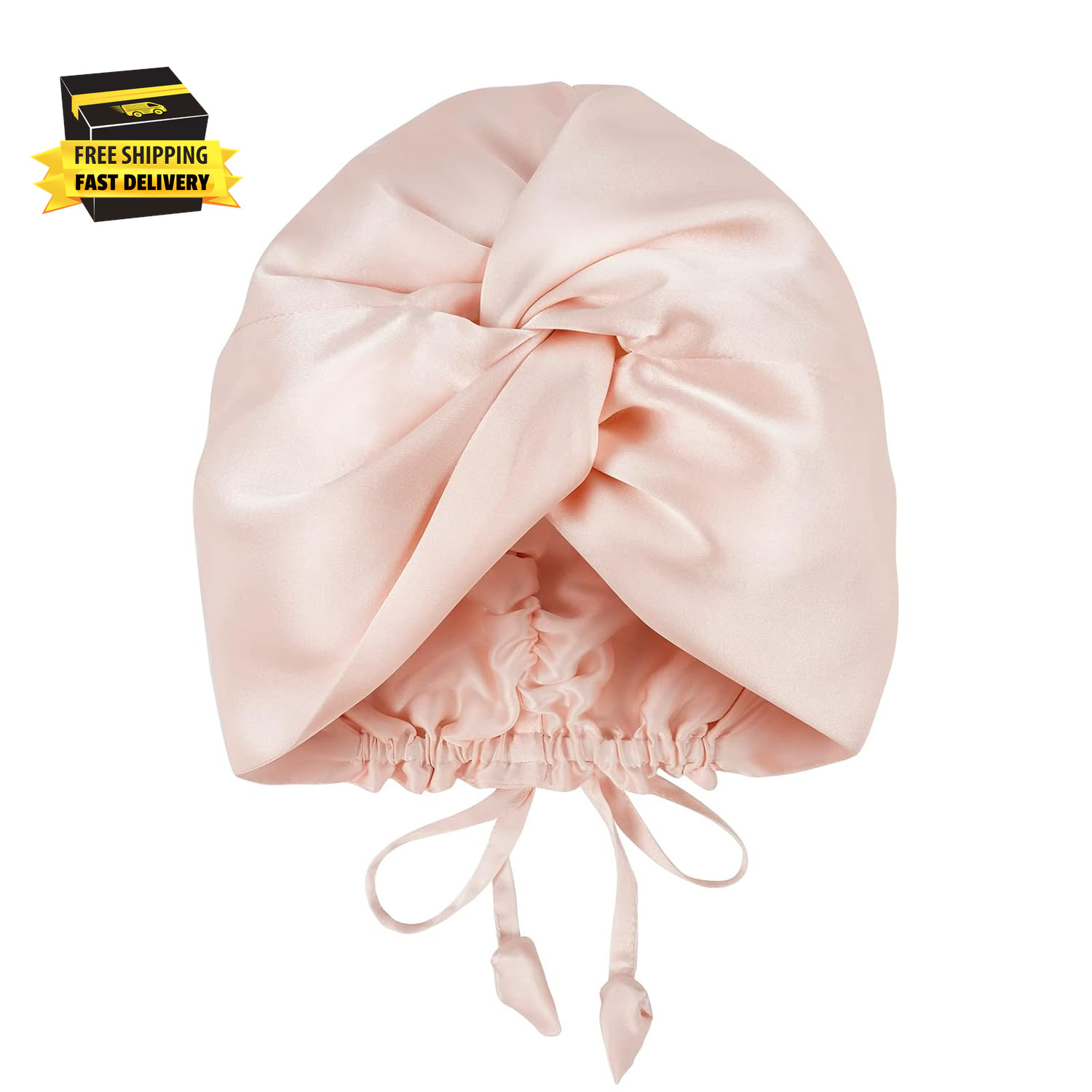 Silk Hair Bonnet for Sleeping Women, 100% Mulberry Silk, Anti-Frizz ⭐️⭐️⭐️⭐️⭐️