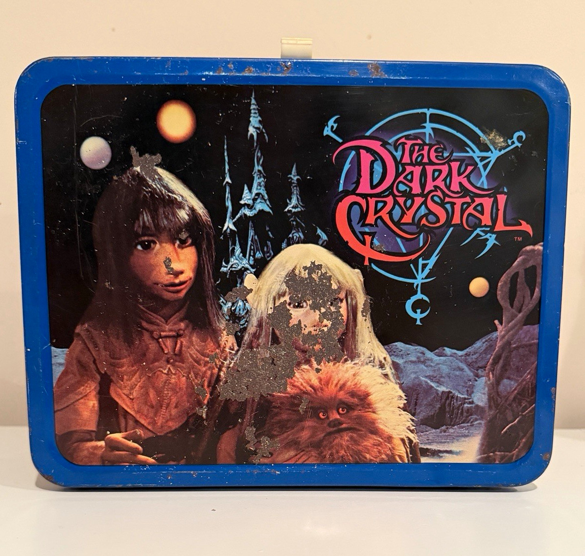 Vintage 1982 Dark Crystal Aladdin Metal Lunch Box Jim Henson No Thermos