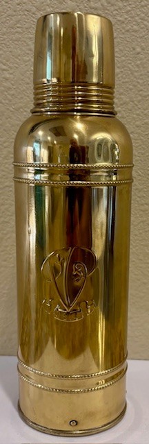 ANTIQUE 1914 ICY-HOT  BRASS THERMOS \