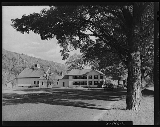 Berkshire Hills Massachusetts 1930s Farmhouse Barn Rural Landscape FSA