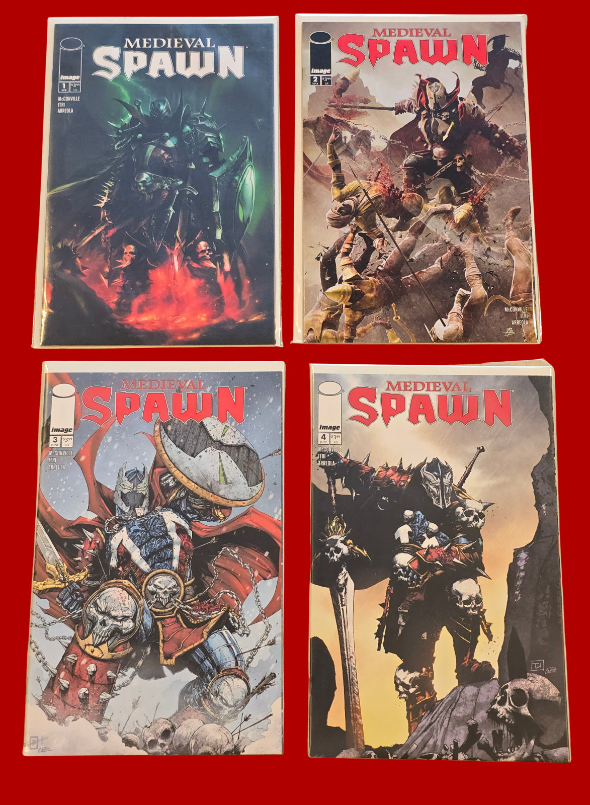 Medieval Spawn #1-4 Complete Set Image Comics 2025 McConville Itri