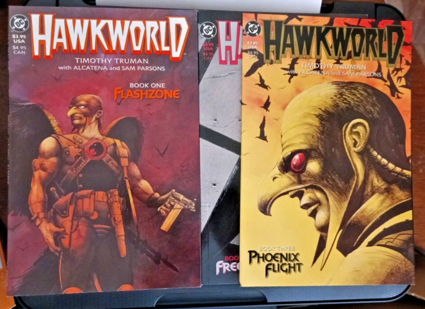 Hawkworld #1 - 3 DC Comics 1989 Complete 3 Issue Mini Series VF+ 1st Appearances