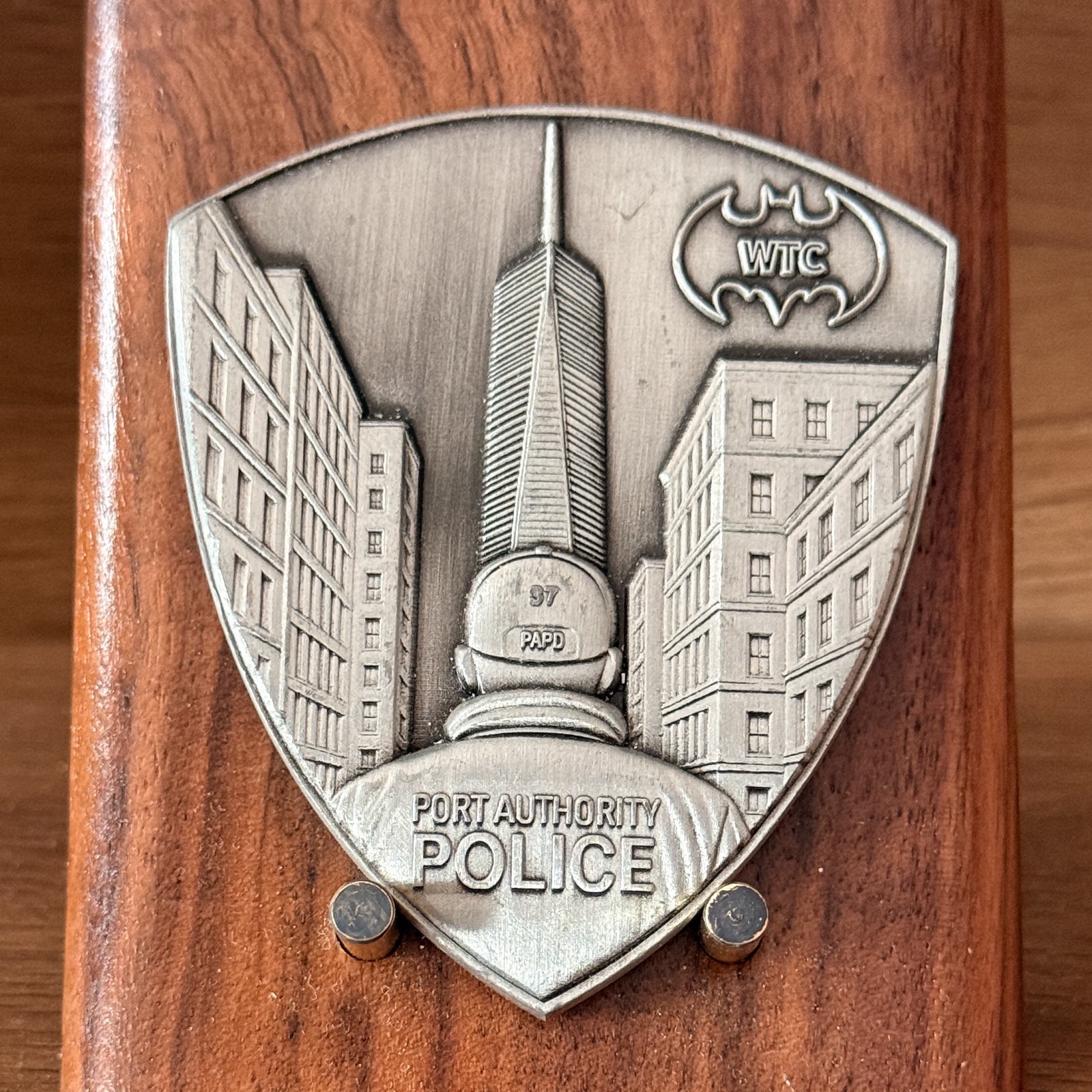 Shield Shape PAPD Port Authority Police WTC Tribute Challenge Coin  M#15