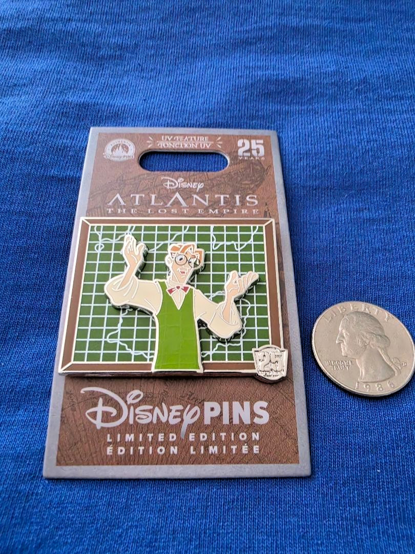 Milo James Thatch - Atlantis 25th Anniversary DISNEY PIN