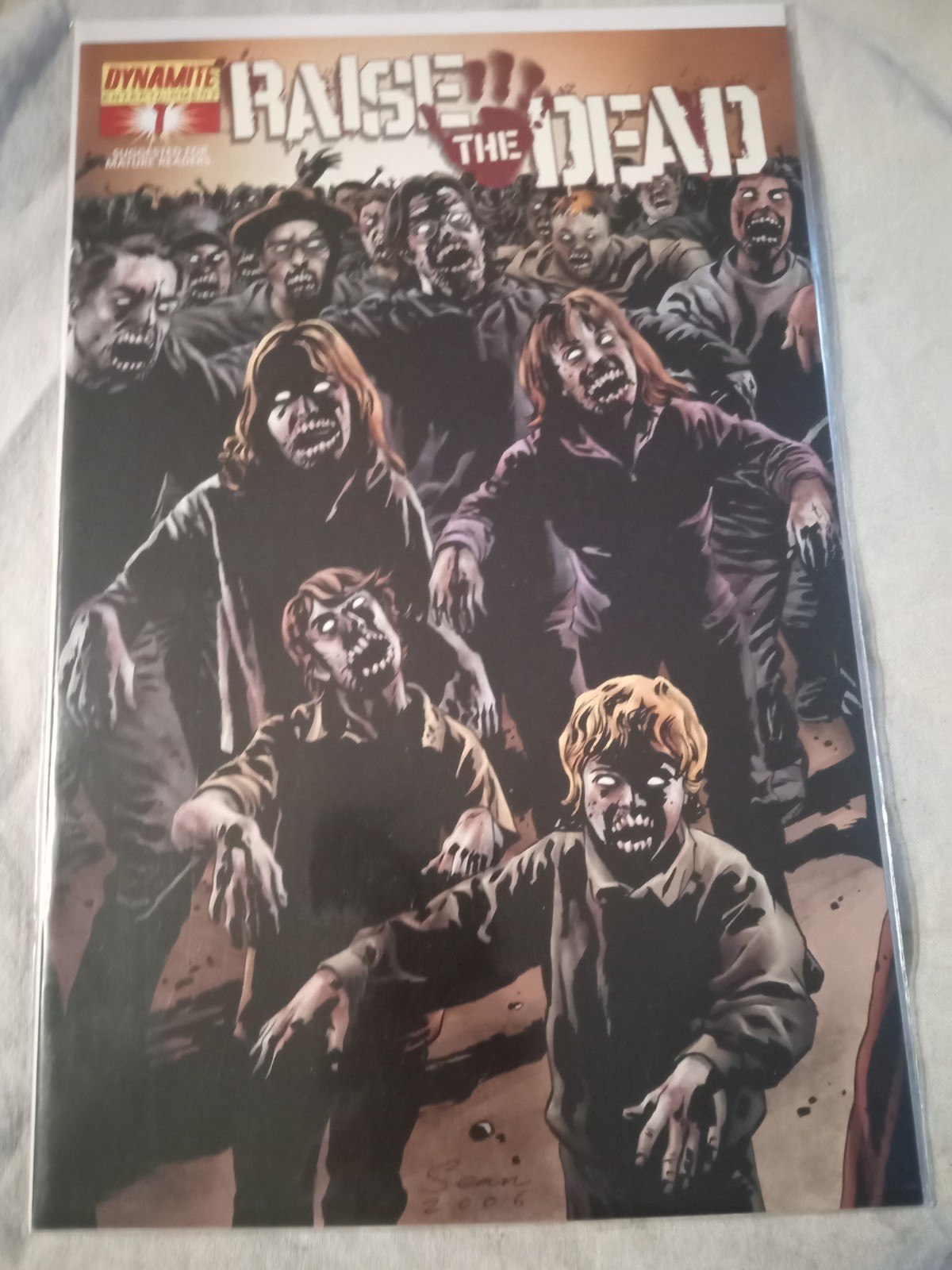 Dynamite Raise The Dead #1 Glow In The Dark Variant- 725 Made with COA NM
