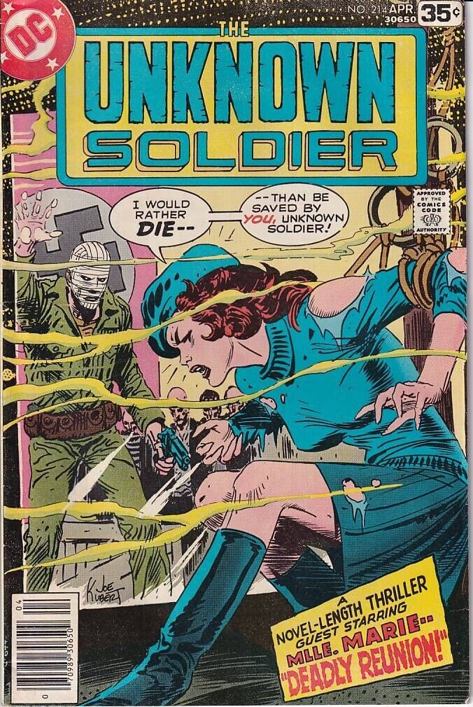 46109: DC Comics UNKNOWN SOLDIER #214 VF Grade