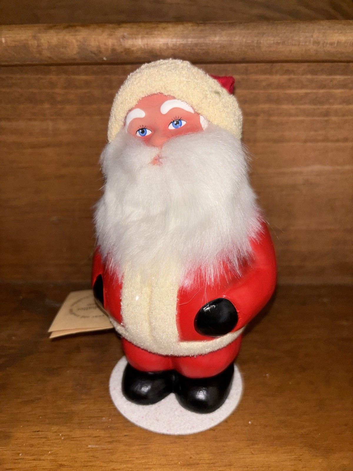 Christmas Santa Claus Candy Container Ino Schaller  Paper Mache