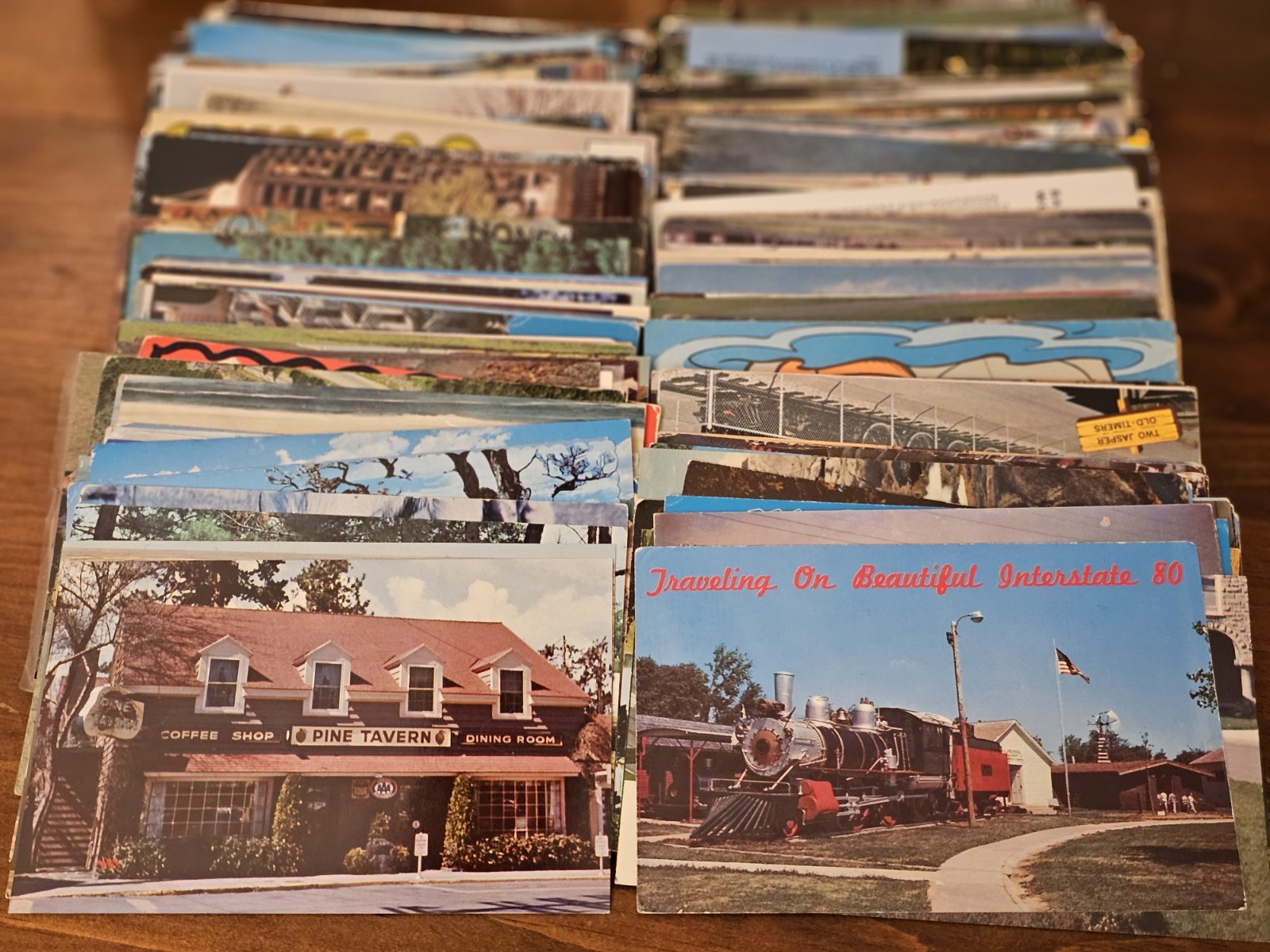 3.5+ Lbs Vintage Chrome Postcards, Large Lot, US Views, Travel, Cities