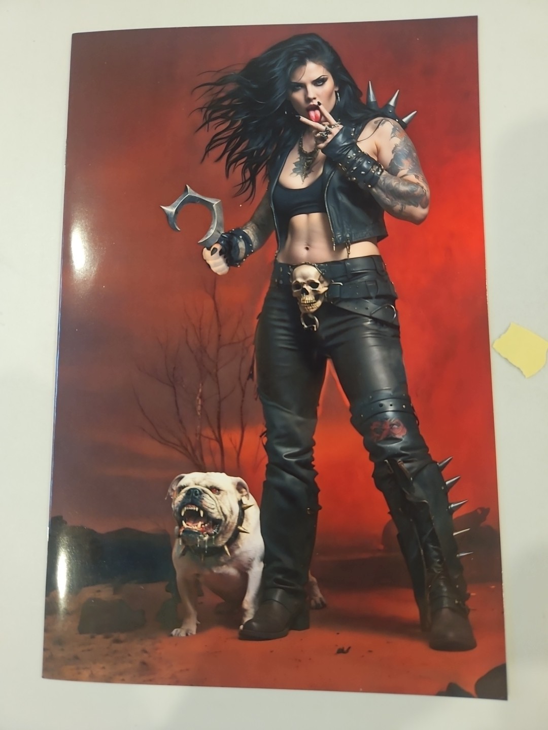 Deviant Nation Lady Lobo Cosplay Naughty LTD 4/100 W COA Connecting Cover 