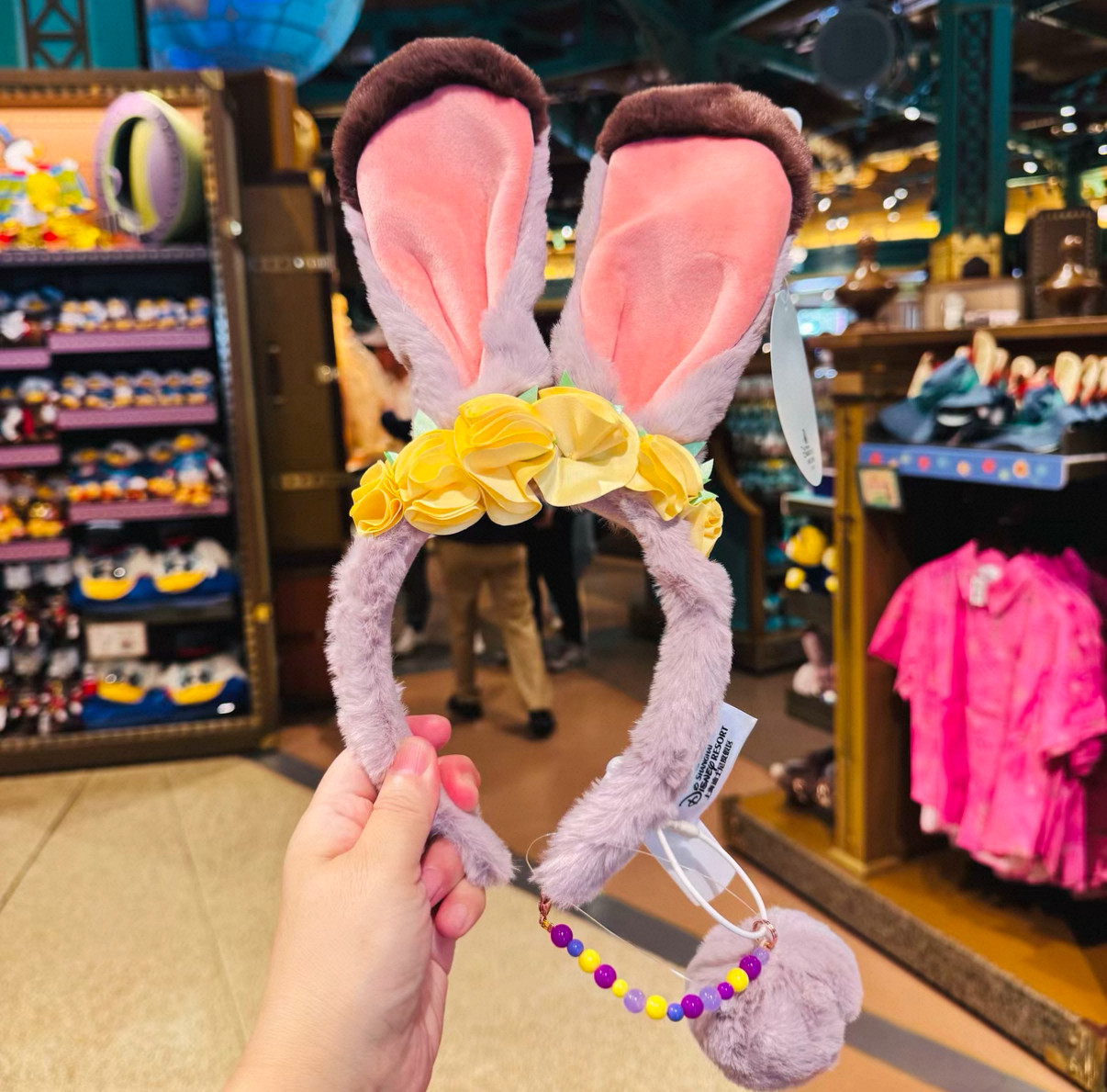 Disney authentic 2026 Zootopia judy hopps ear headband shanghai disneyland
