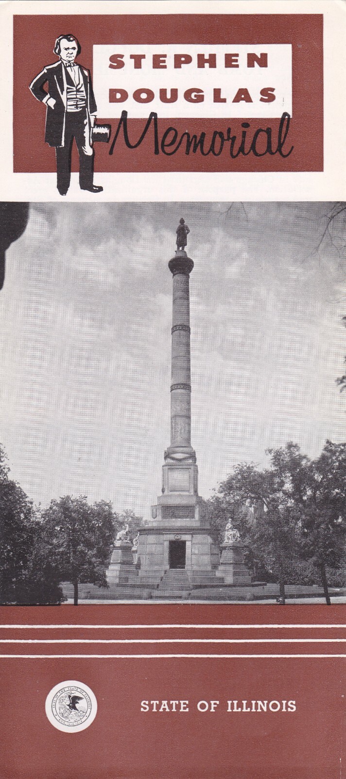 1961 Stephen Douglas Memorial Illinois Brochure