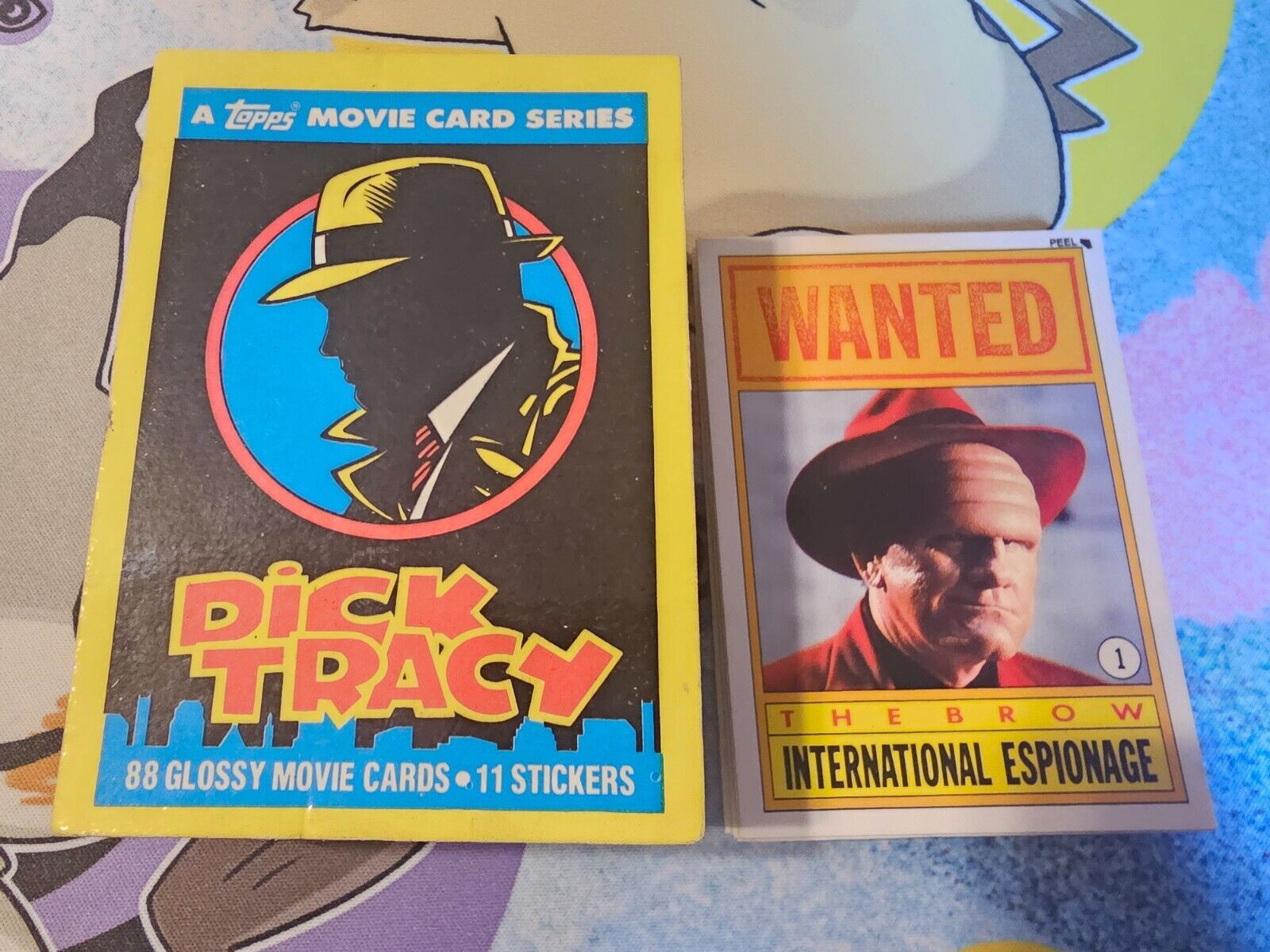 1990 Topps Dick Tracy Complete Card Set (1-88) & Sticker Set (1-12)