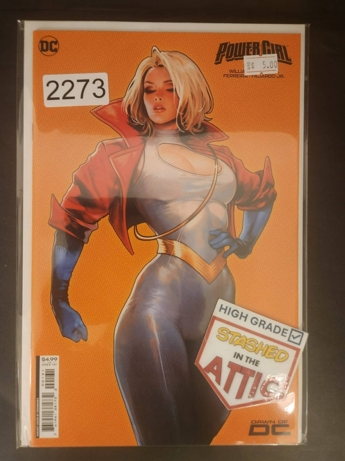 Power Girl #1 Sozomaika Cardstock Variant Cover (DC Comics November 2023) - 2273