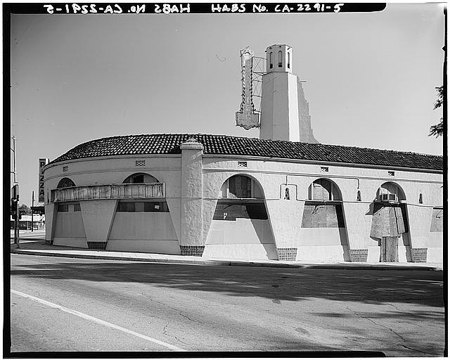 Photo:Whittier Theatre Whittier CA 1930s exterior East Whittier Blvd