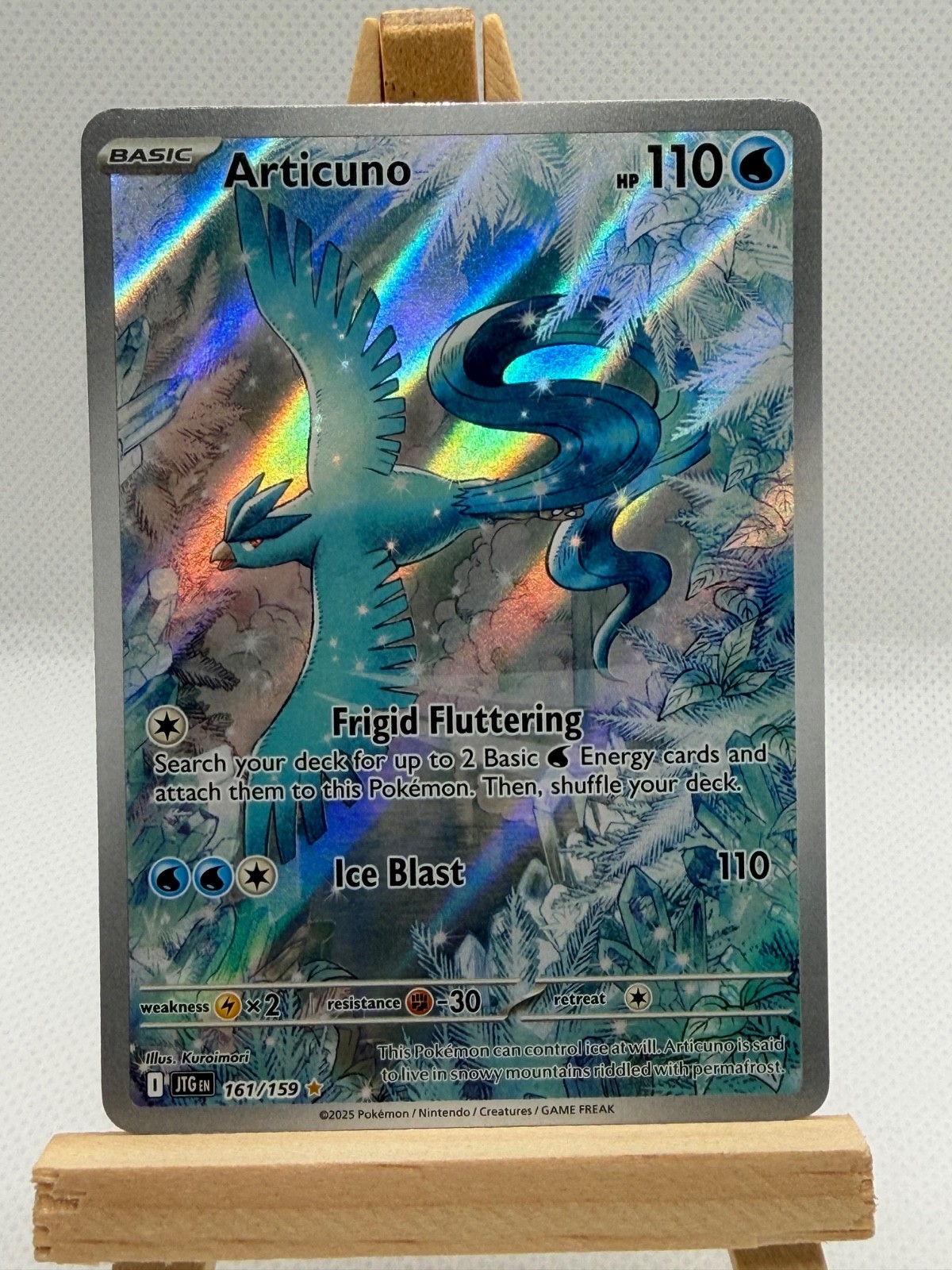 Pokémon TCG Articuno 161/159 Illustration Rare Full Art Holo (ENG)