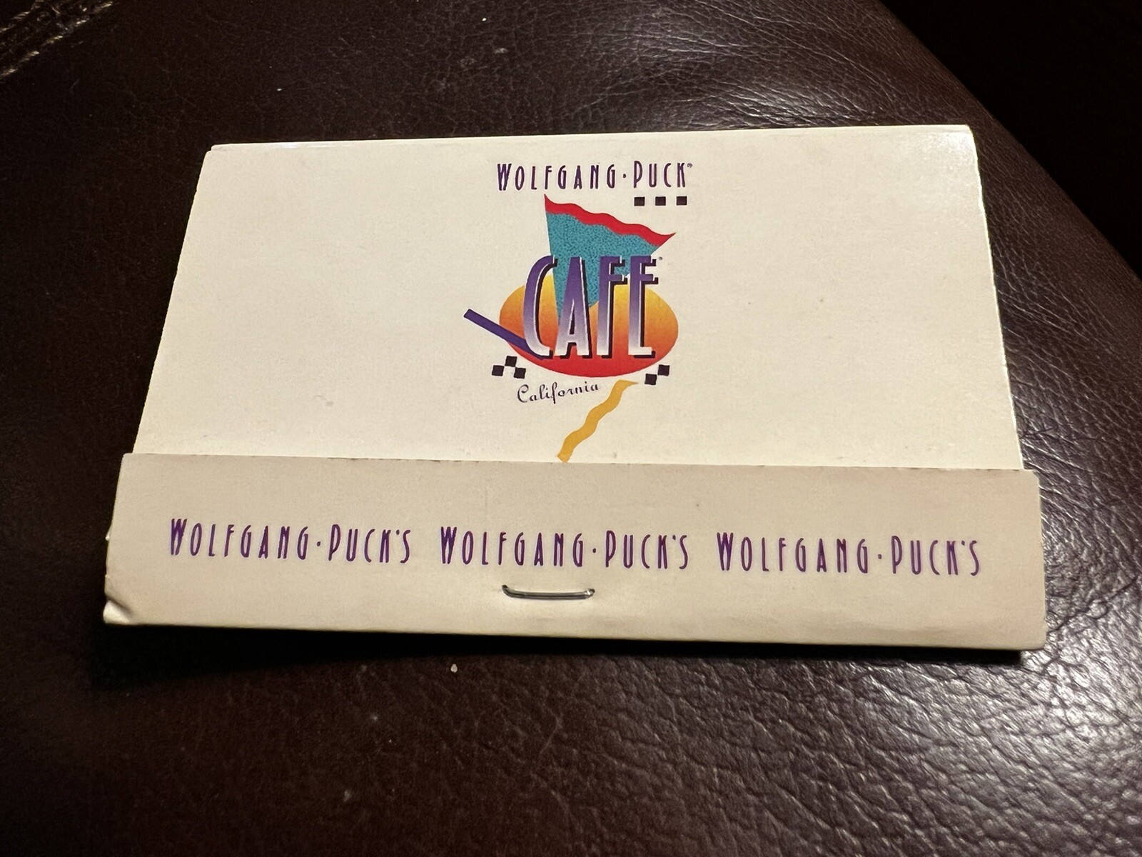 Wolfgang Puck’s Cafe, Costa Mesa, CA, Full Unstruck Matchbook