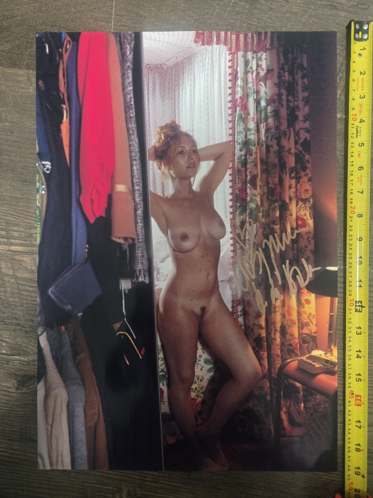 Josephine De La Baume Signed 13 By 19