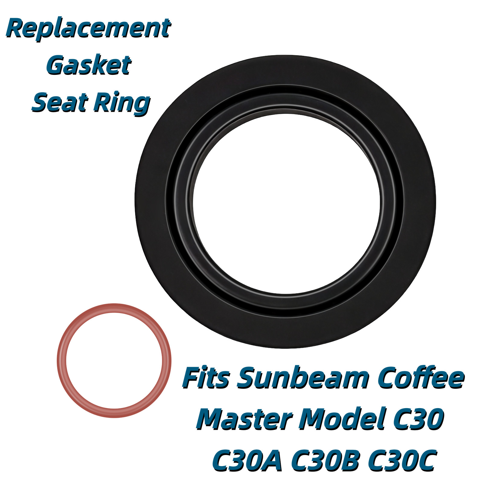1Set Replacement Gasket Seat Ring For Sunbeam Coffee Master C30 C30A C30B C30C