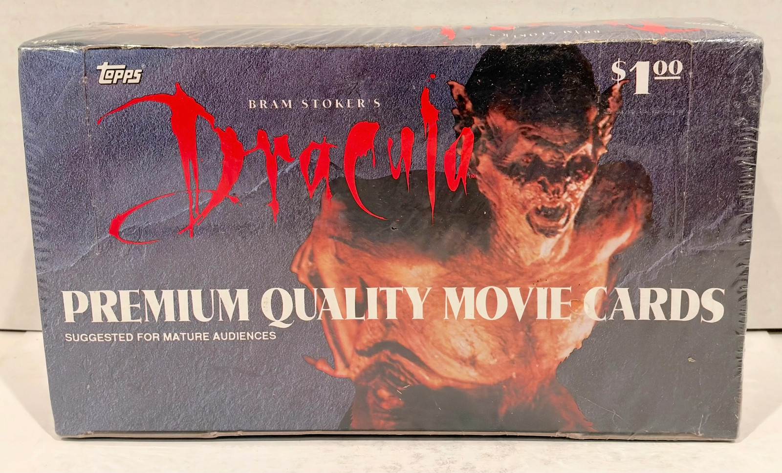 1992 Bram Stoker's Dracula Premium Movie Trading Card Box 36 packs Full Sealed 1992 Bram Stoker's Dracula Premium Movie Trading Card Box 36 packs Full Sealed