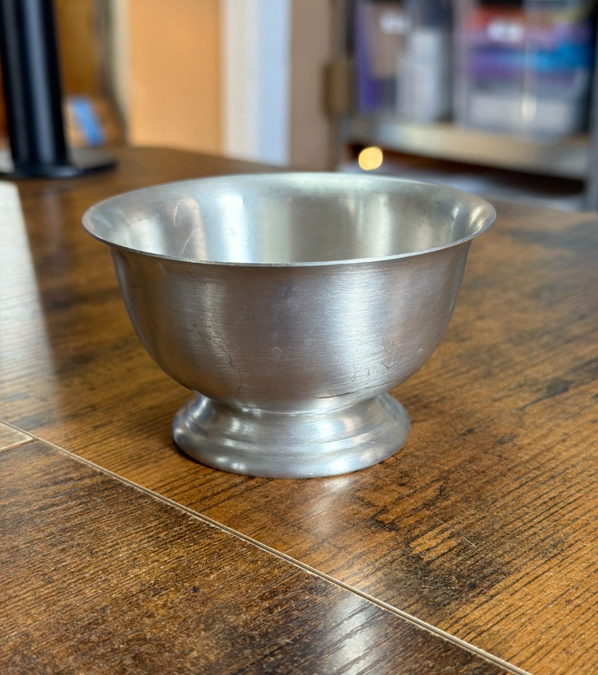 VTG Miniature Poole Silver Co Pewter Paul Revere Style Bowl #2252 ~ Ex Cond.