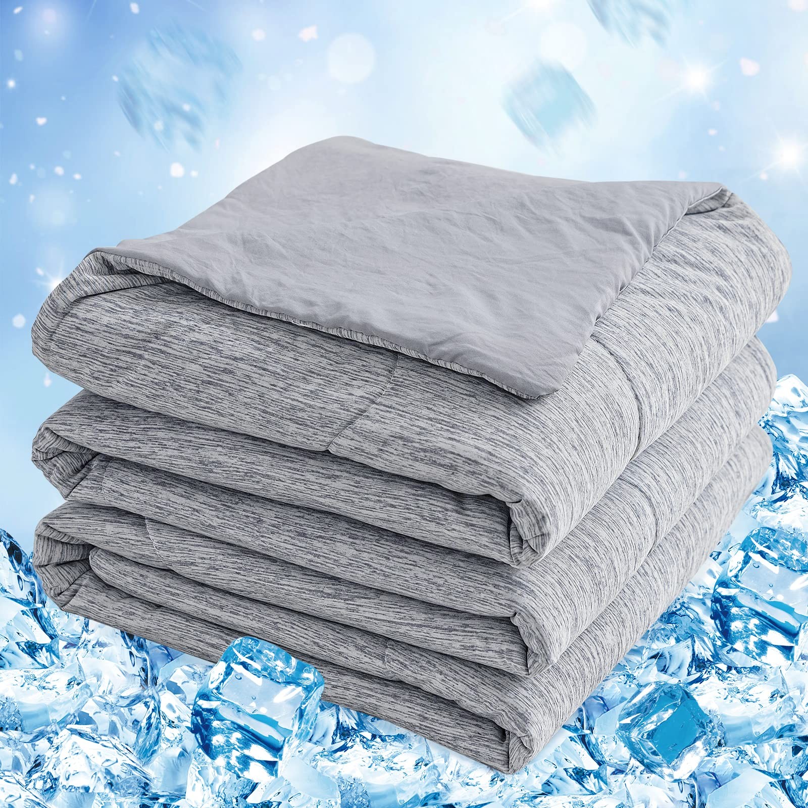 CHOSHOME Cooling Comforter Blanket, Q-Max 0.45 King 90\
