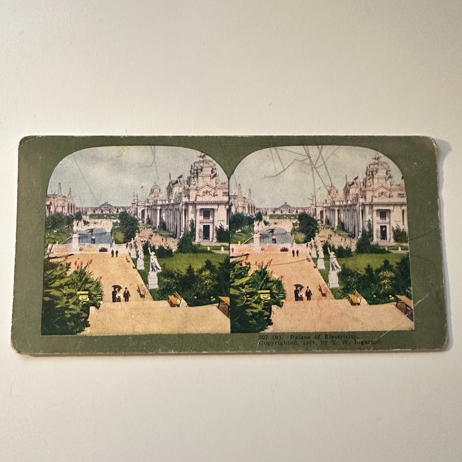 Palace of Electricity Antique Stereoview Card 5H6-4
