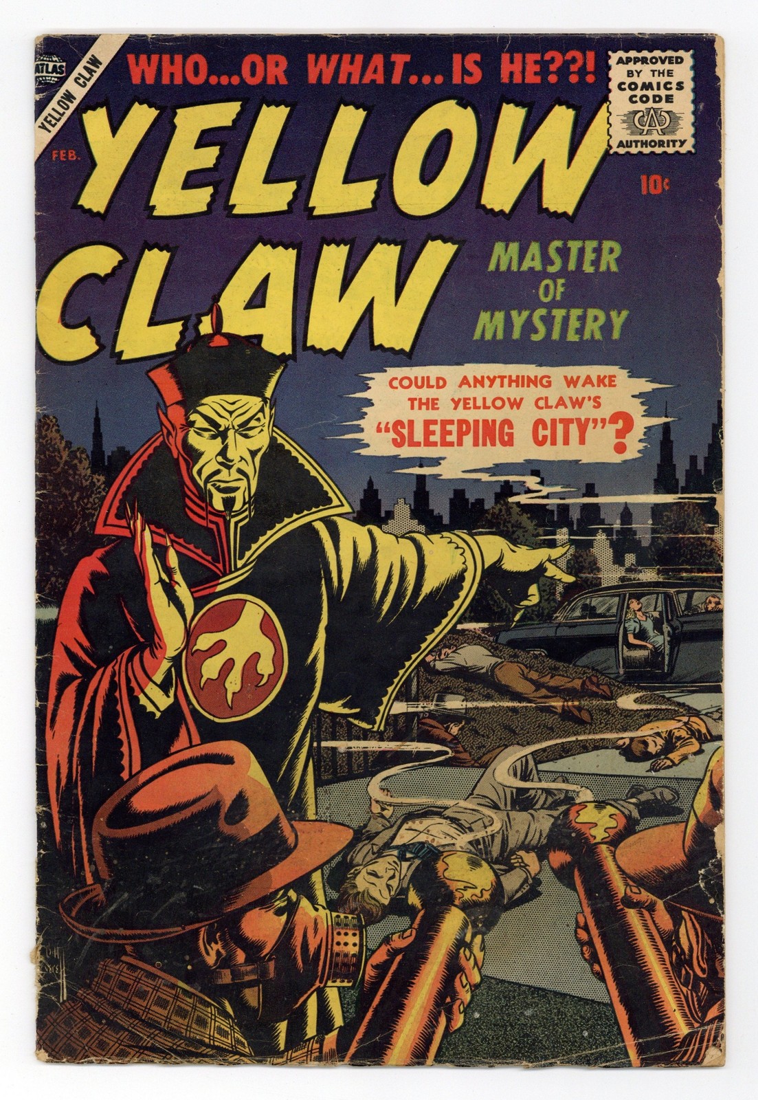 Yellow Claw #3 GD 2.0 1957