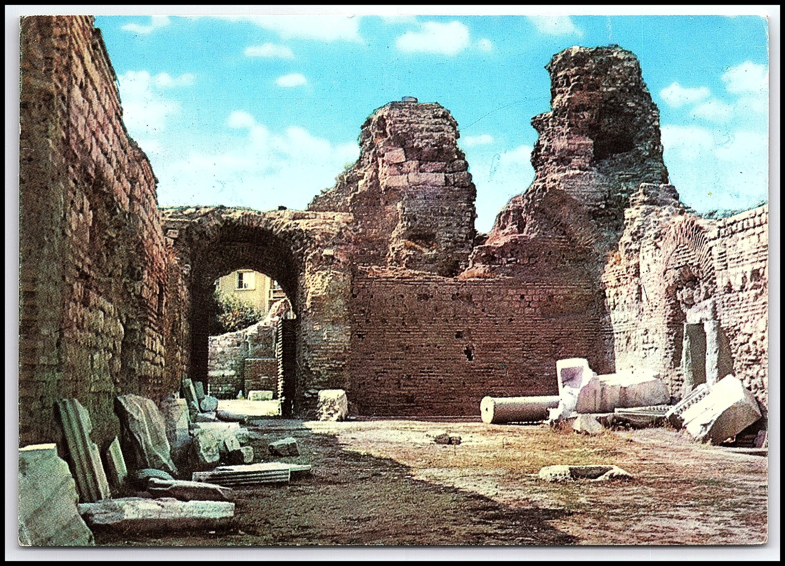 Varna Bulgaria Roman Ruins II-III Century Vintage Postcard c1971 Chrome ... K189