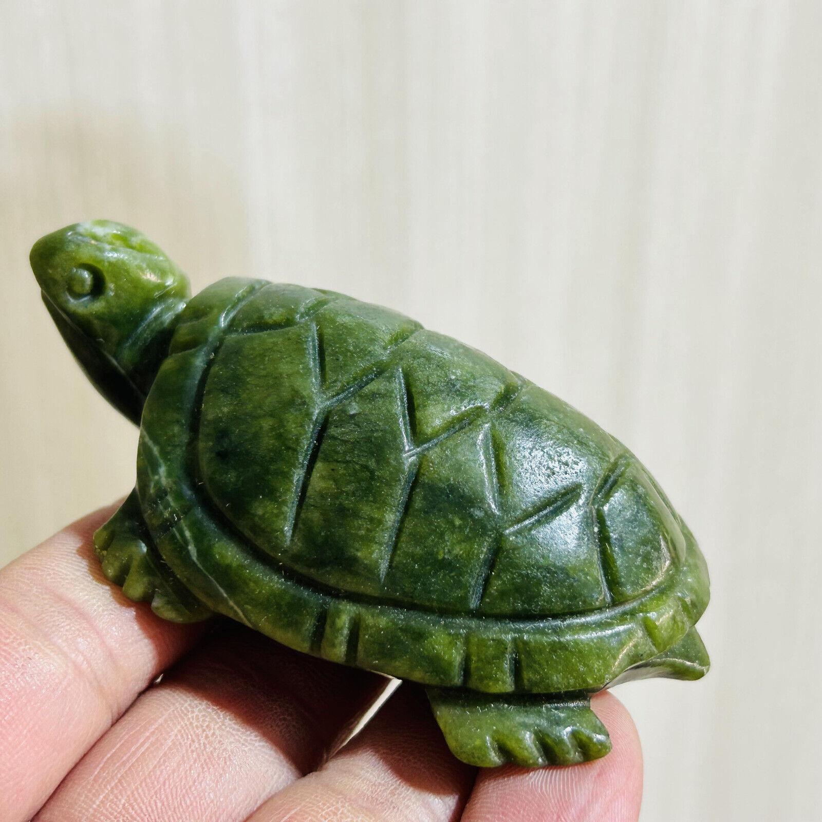 2.5'' Natural Xiu Jasper Turtle Quartz Crystal Hand carved Healing