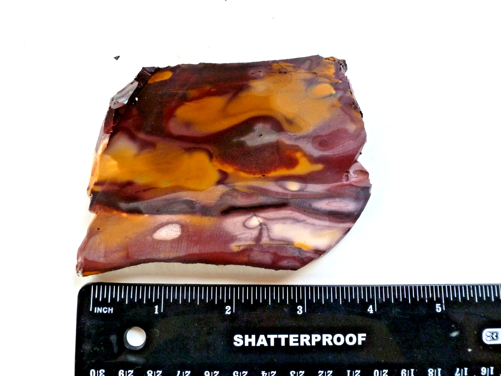 MOOKAITE JASPER Slab Australia rough, cabbing - display, science 4.7 oz MOOKAITE JASPER Slab Australia rough, cabbing - display, science 4.7 oz