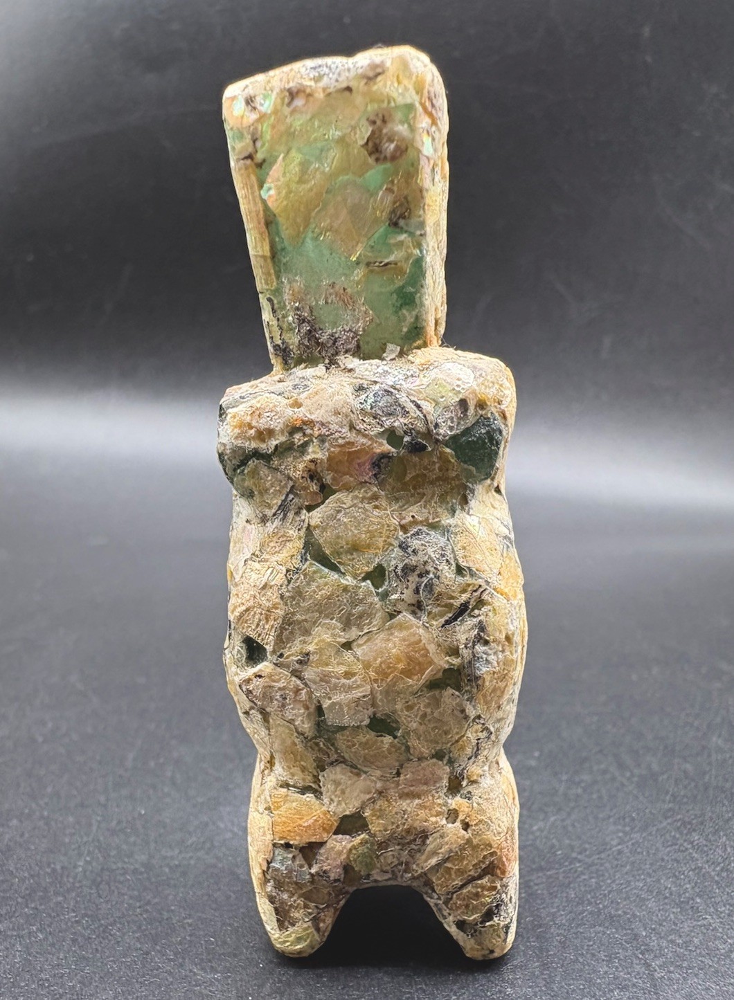 Extremely Rare Ancient Roman Glass Bottle Vessel in Perfect Condition