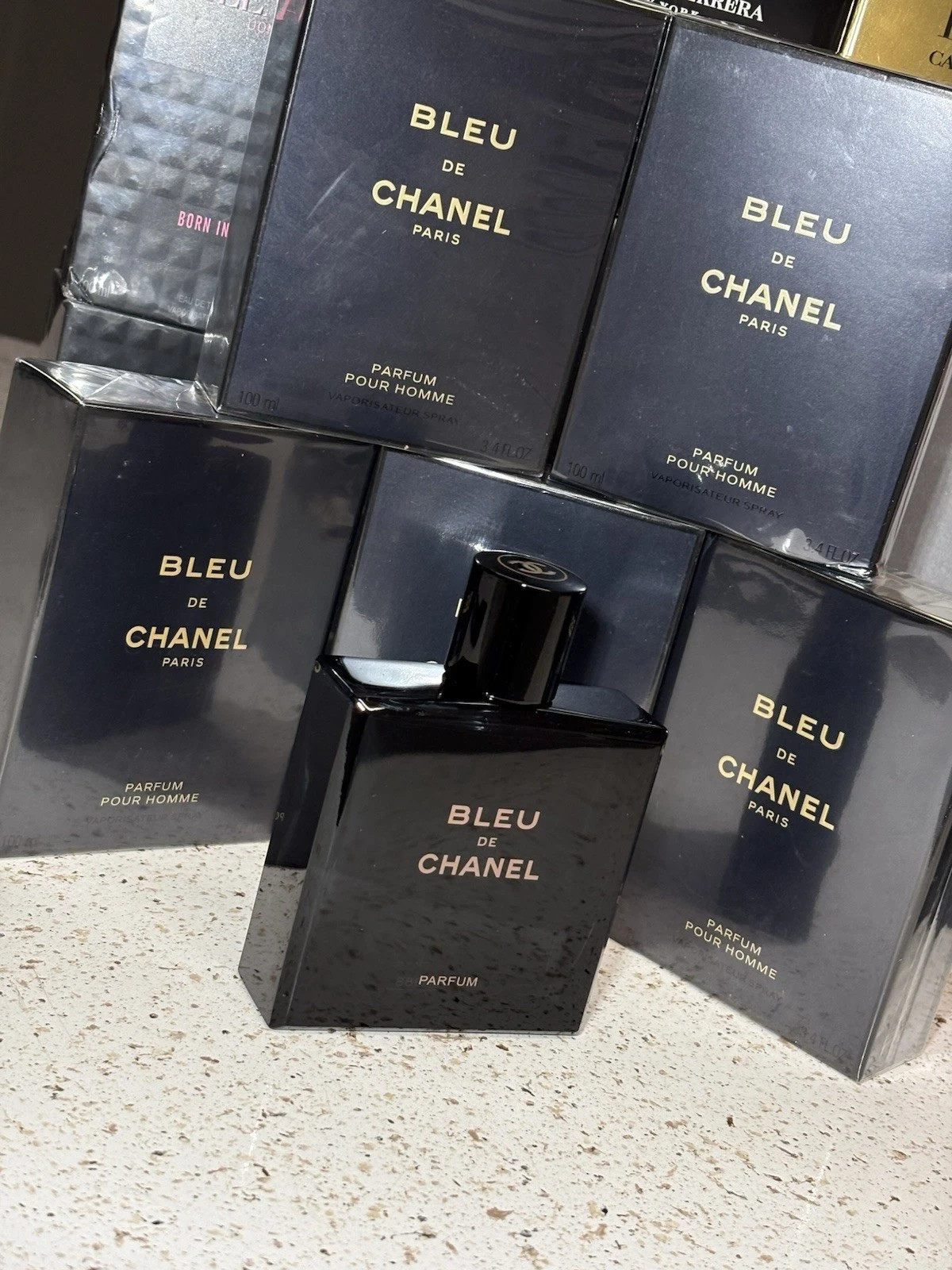 CHANEL Bleu de Chanel Parfum Vaporisateur Spray for Men 3.4 fl oz