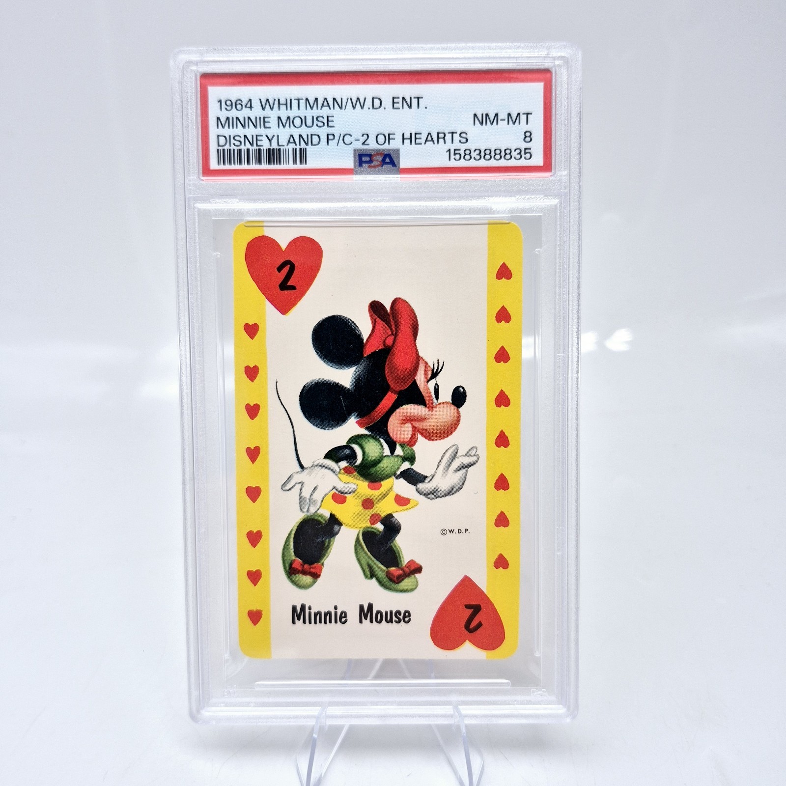1964 Disney Minnie Mouse PSA 8 Disneyland  Whitman #2 of Hearts