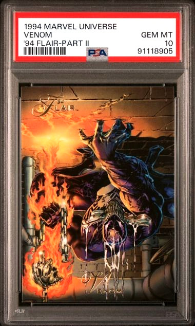 Marvel PSA 10 Venom- 1994 Marvel Universe \'94 Flair Venon PSA 10 Marvel PSA 10 Venom- 1994 Marvel Universe \'94 Flair Venon PSA 10