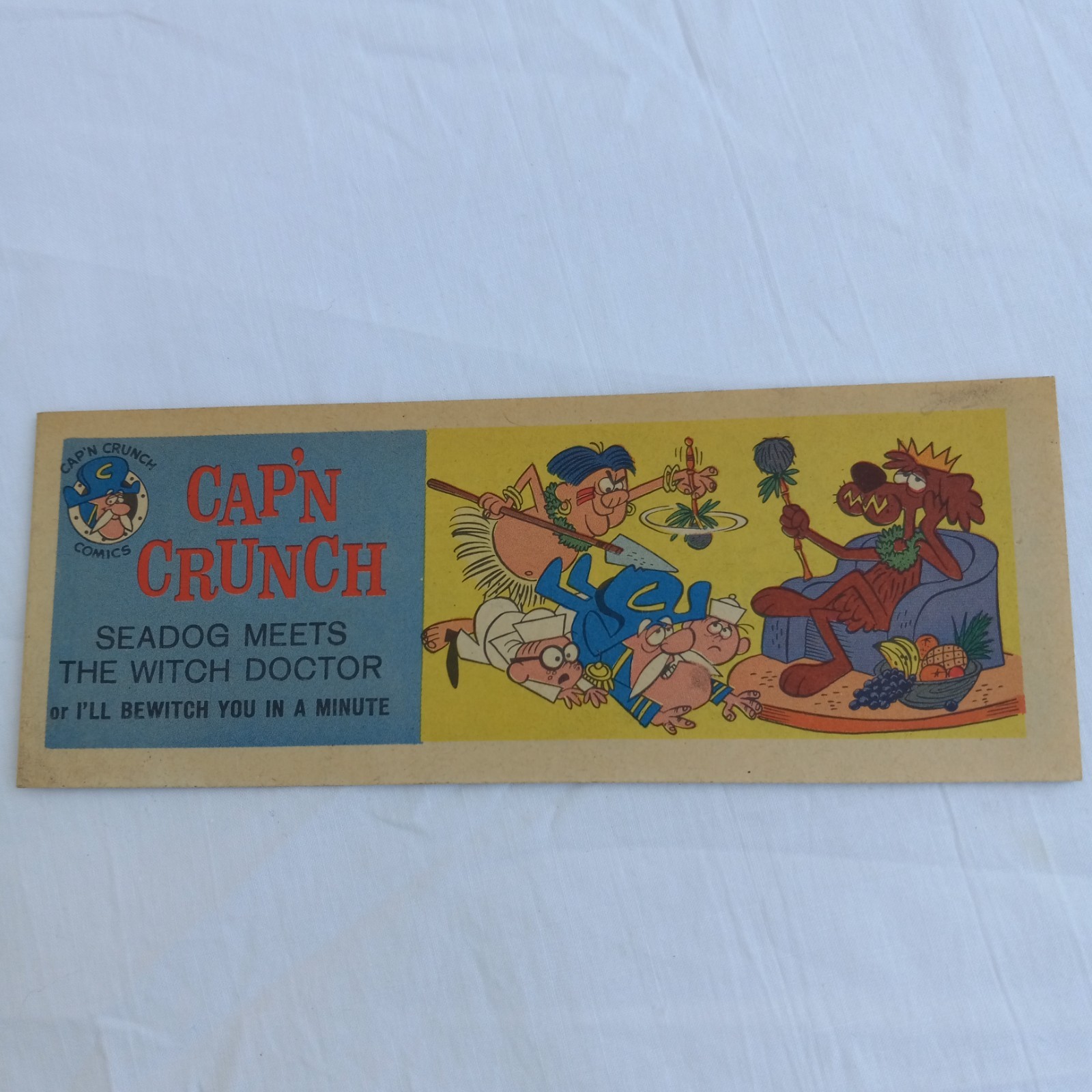 1965 CAP\'N CRUNCH Seadog Meets the Doctor Comic Cereal Giveaway Vintage 60s