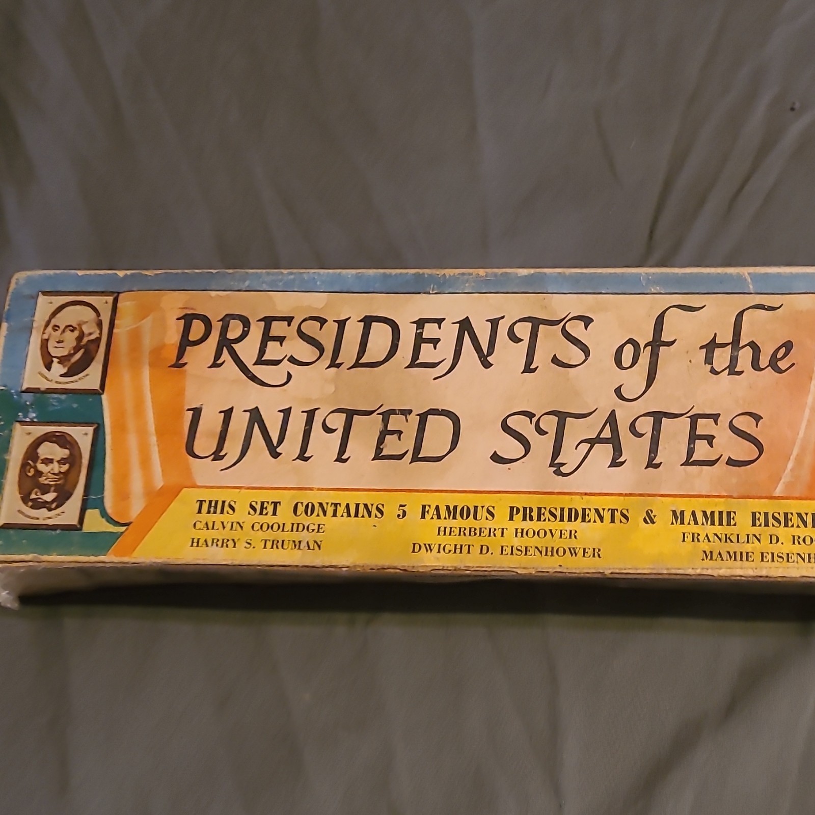 Plastic Politics Figurine Set: Coolidge, Hoover, FDR, Truman, Eisenhower + Mamie Plastic Politics Figurine Set: Coolidge, Hoover, FDR, Truman, Eisenhower + Mamie