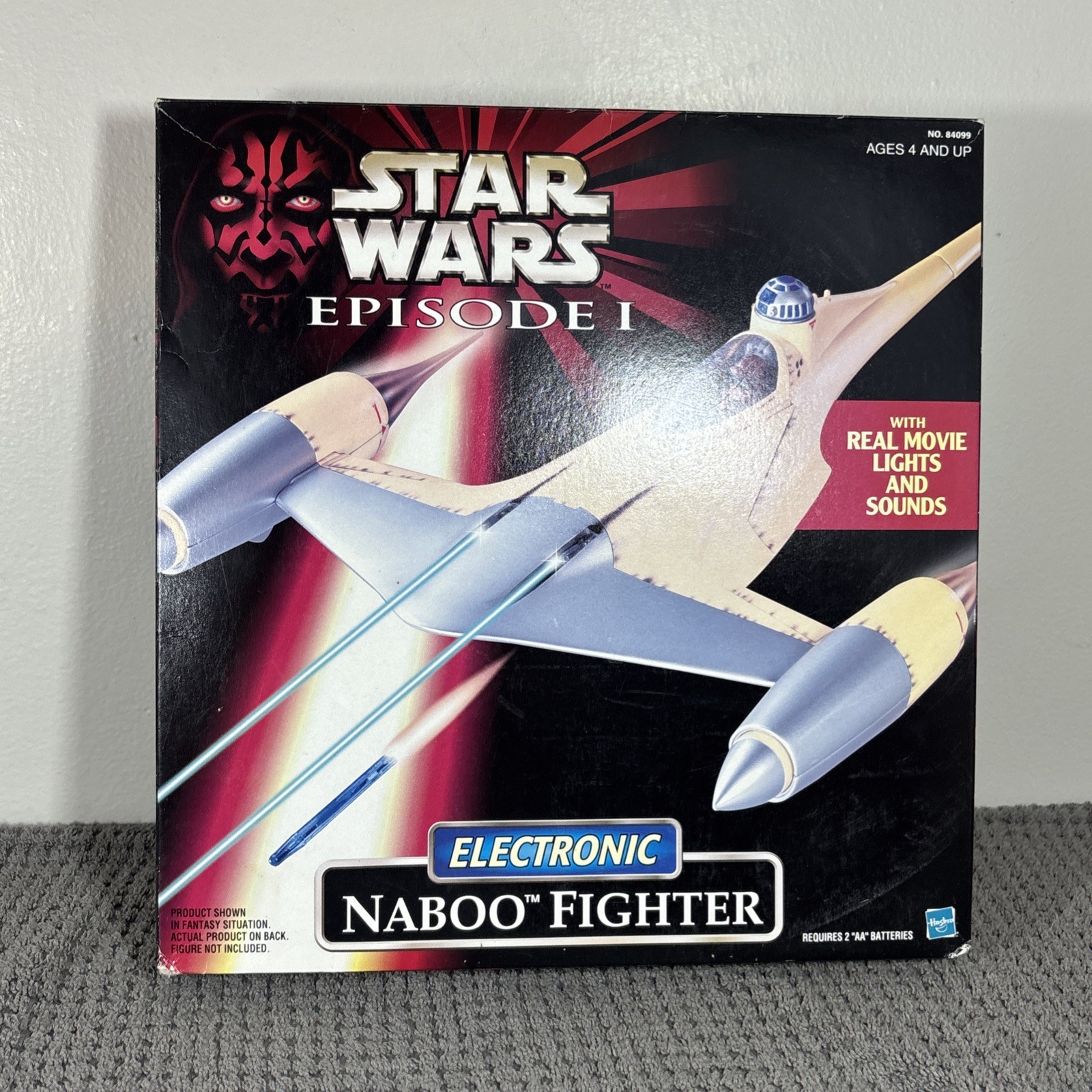 Star Wars Episode 1 Electronic Naboo Fighter 1998 Hasbro No. 84099 