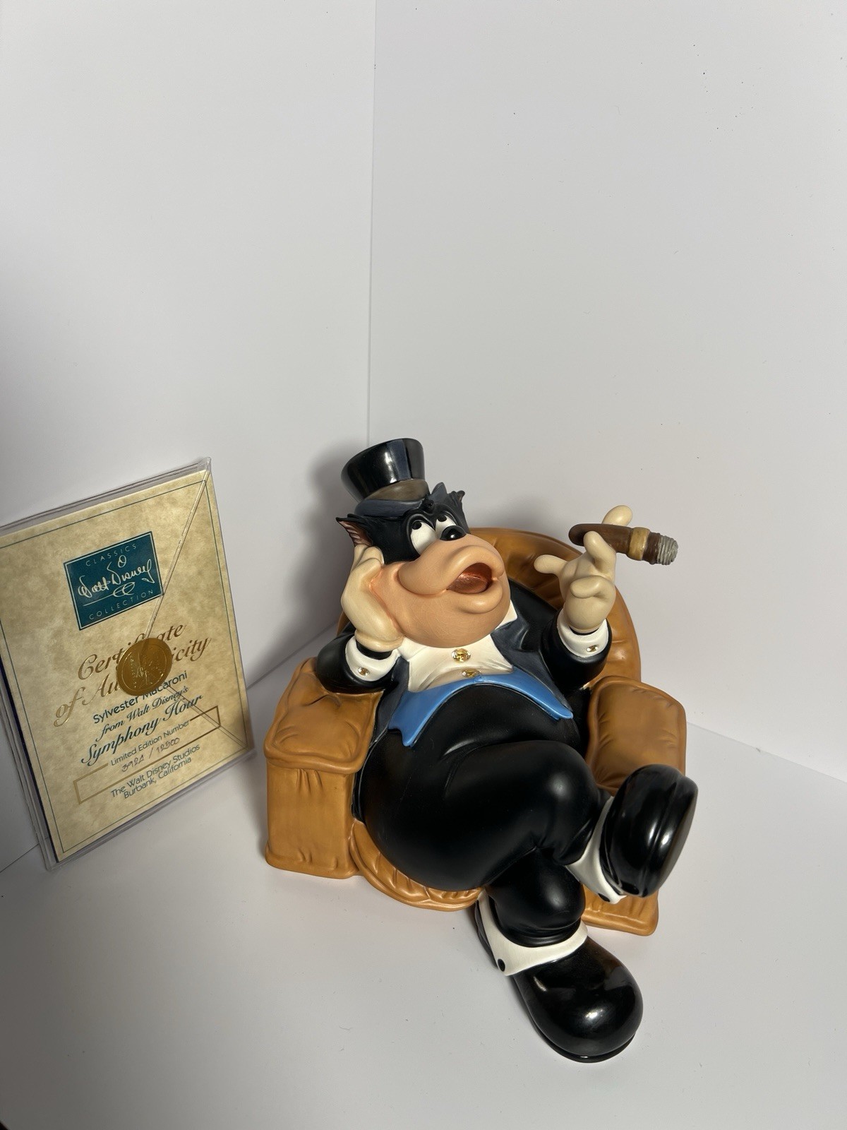 WDCC Disney Sylvester Macaroni Figurine Limited Edition w/ COA