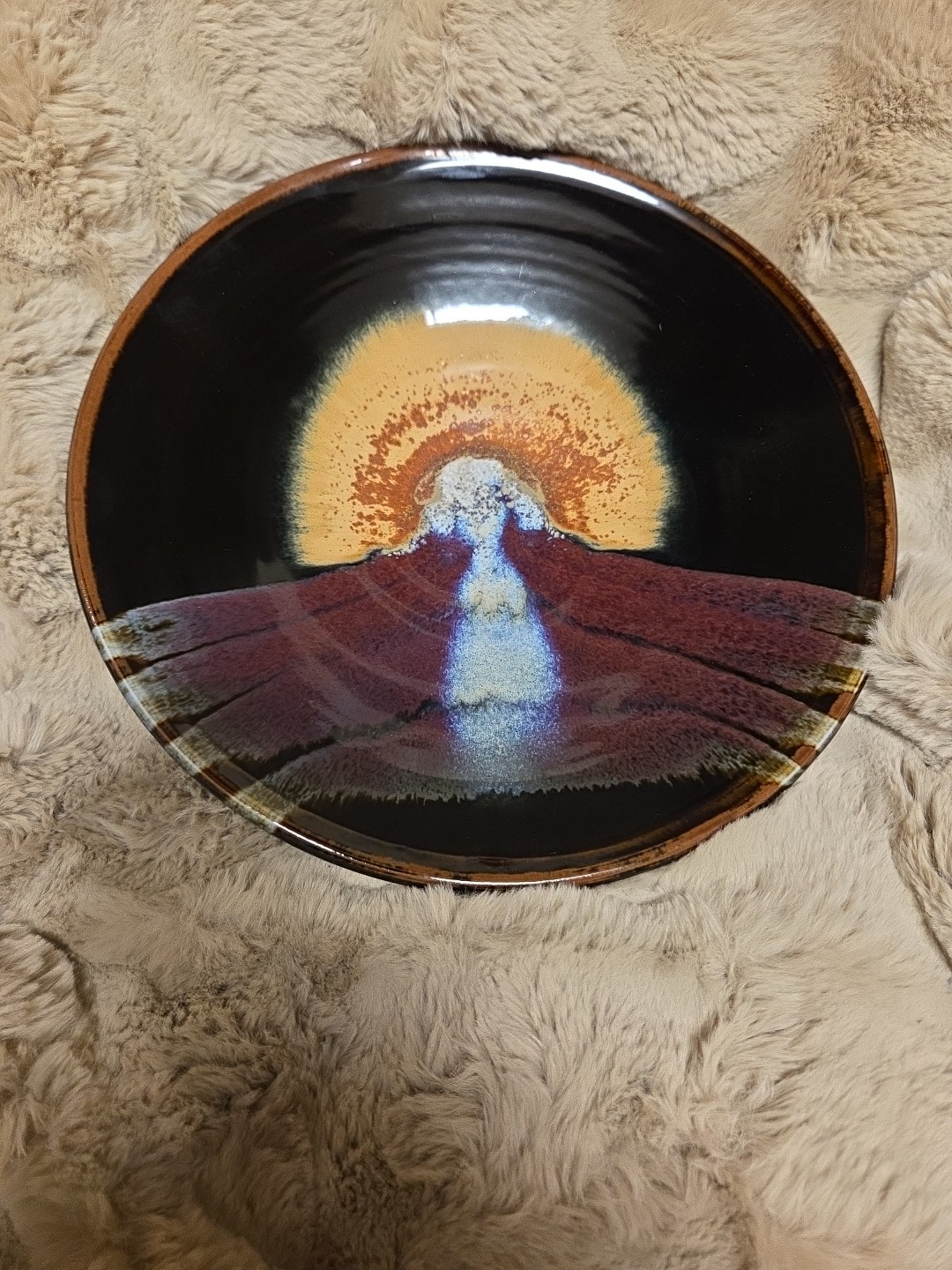 Unique  Matthew Patton Orcas Island Studio Art Pottery 13\