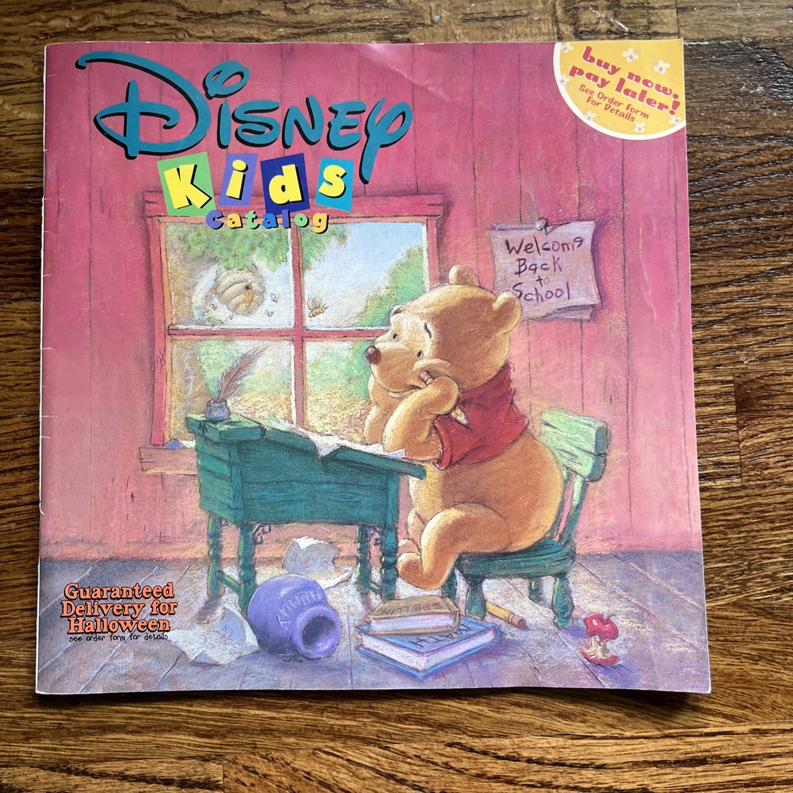 Vtg 1998 Disney Kids Catalog Winnie the Pooh Back to School