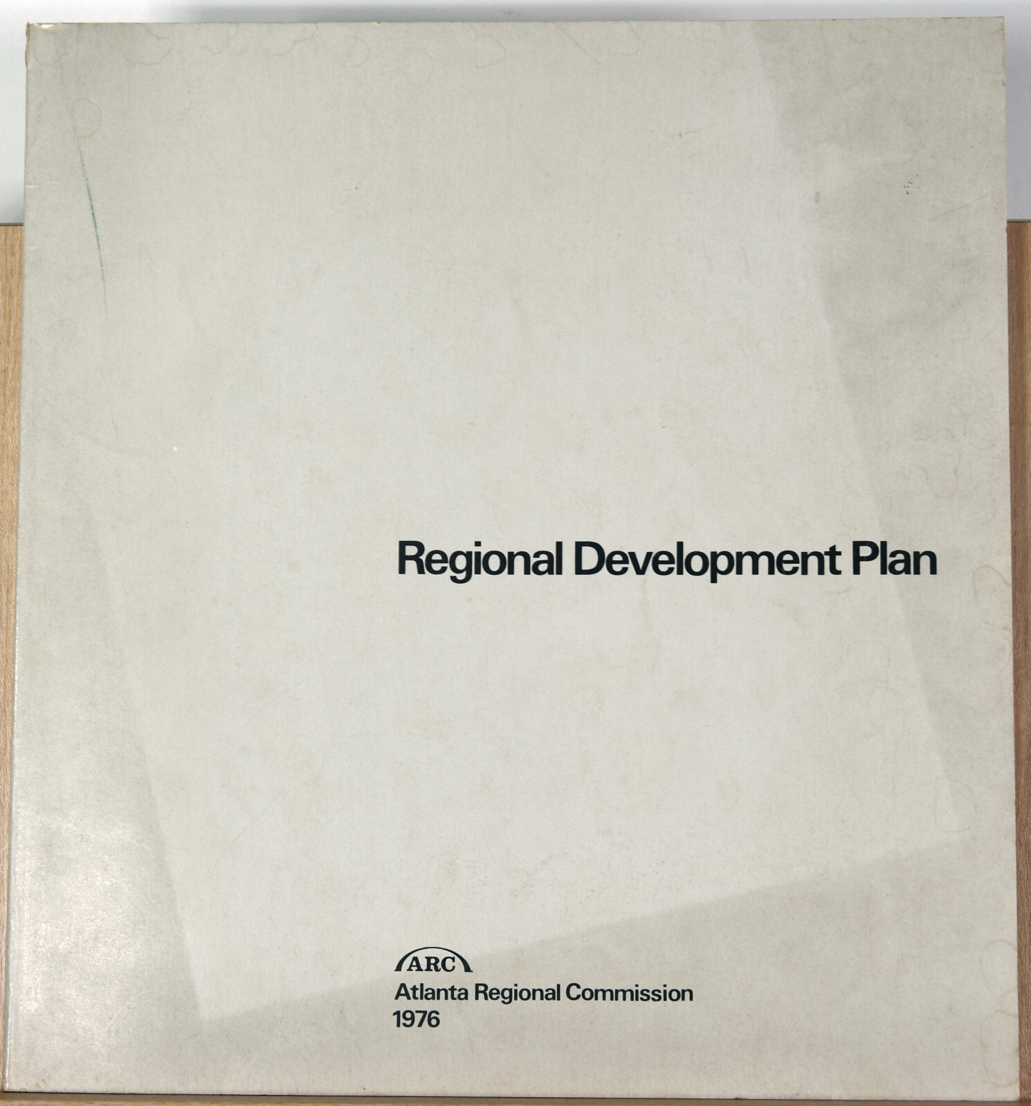 1976 Retro Brochure Regional Development Plan Atlanta GA Land Transportation