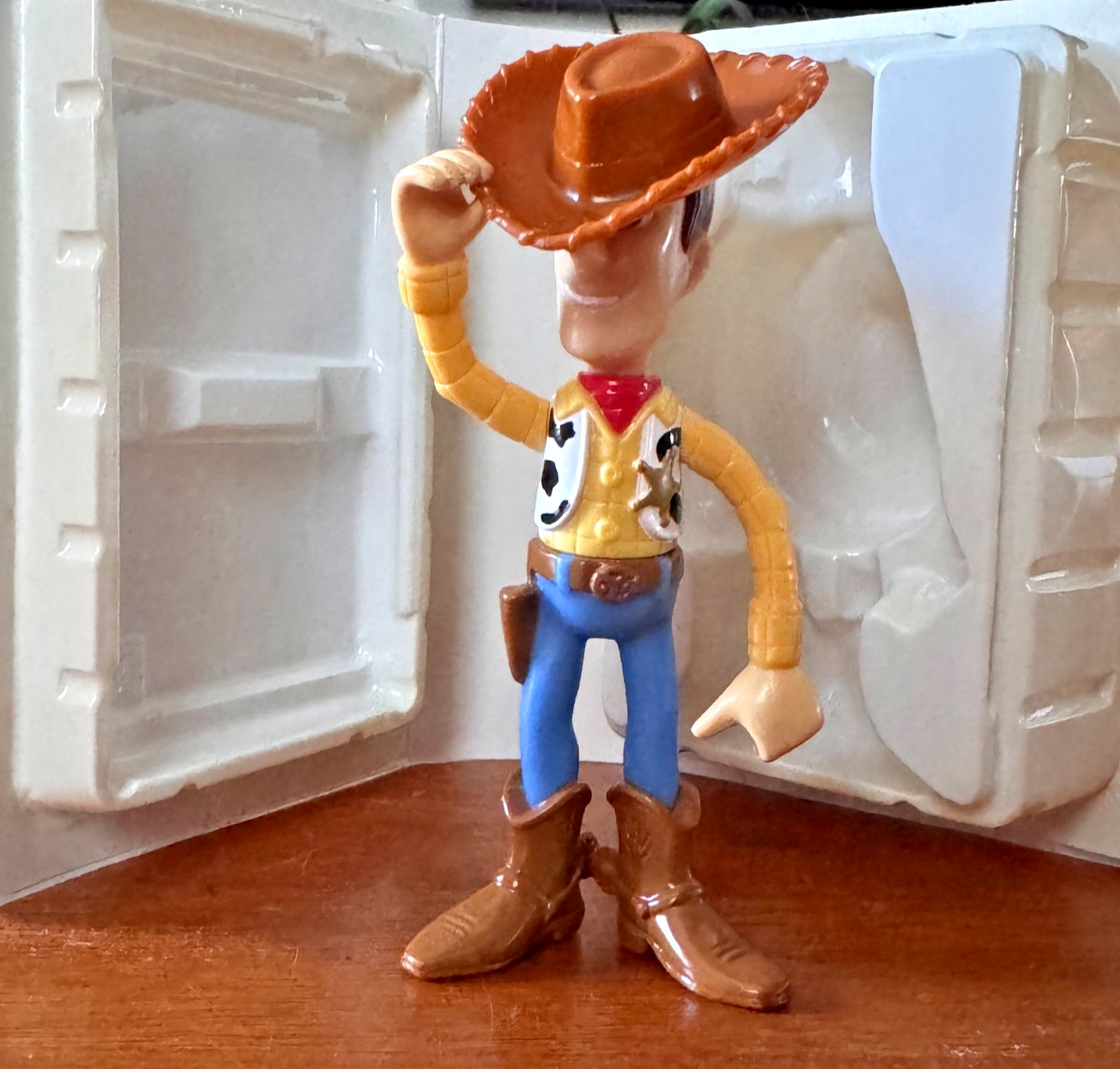Vintage '96 - Toy Story - Sheriff Woody Posable Figure - Pixar Collectible