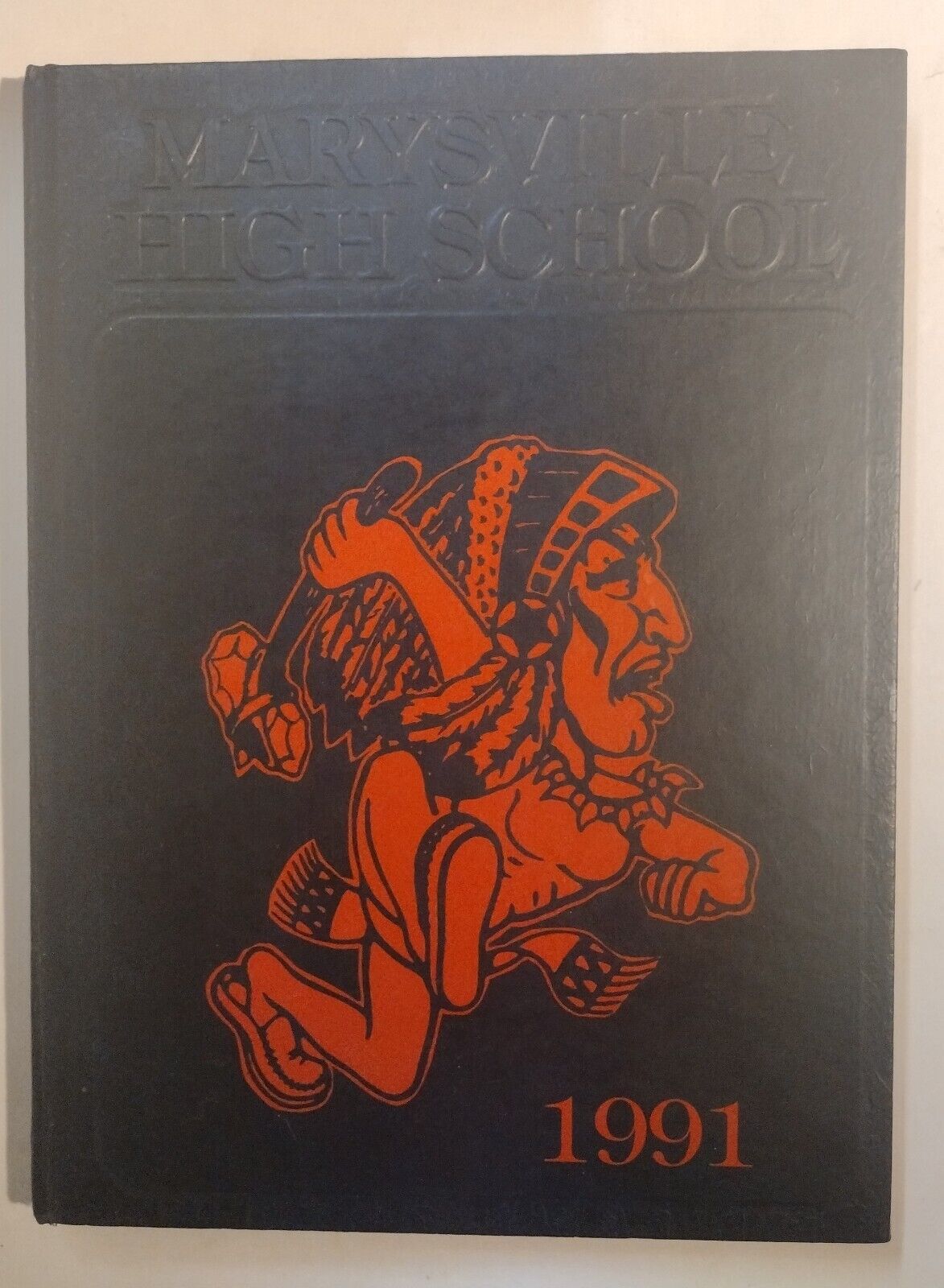 1991 Marysville High School Tomahawk Yearbook, Marysville, California