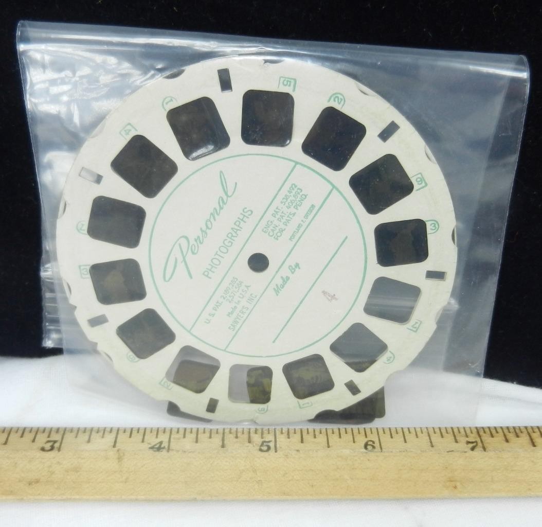 Rare Vtg Sawyer's Inc Reel Personal Photographs Bettie Page Viewmaster Nudes 