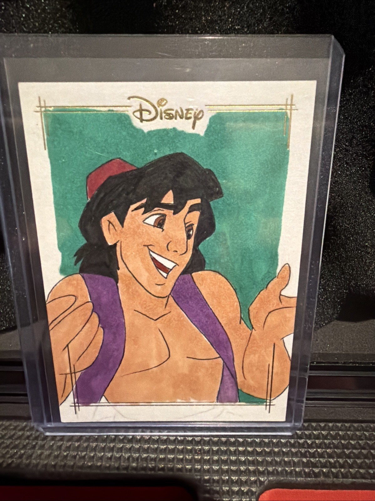 2026 Topps Disney Hand-Drawn Sketch Aladdin Auto By Matthew Mcdonald 1/1 FA35 2026 Topps Disney Hand-Drawn Sketch Aladdin Auto By Matthew Mcdonald 1/1 FA35