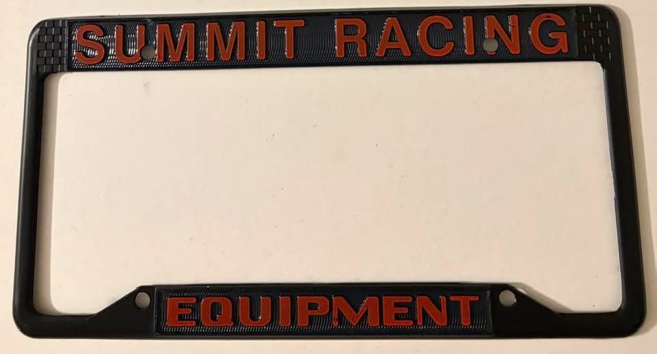 Summit Racing Equipment Booster License Plate Frame